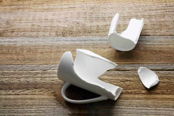 Broken Coffee Cup — Stock Photo, Image