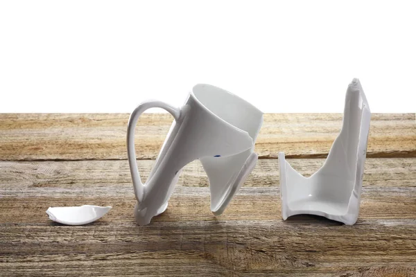 Broken Coffee Cup — Stock Photo, Image