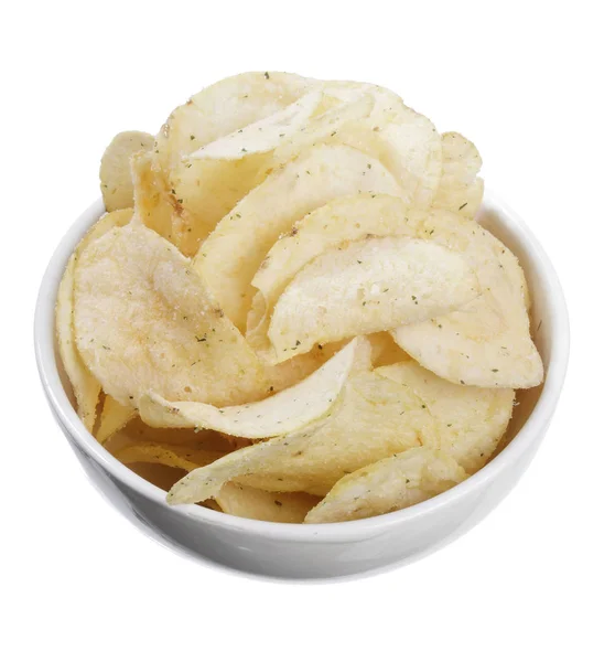 Miski chipsów ziemniaczanych — Zdjęcie stockowe