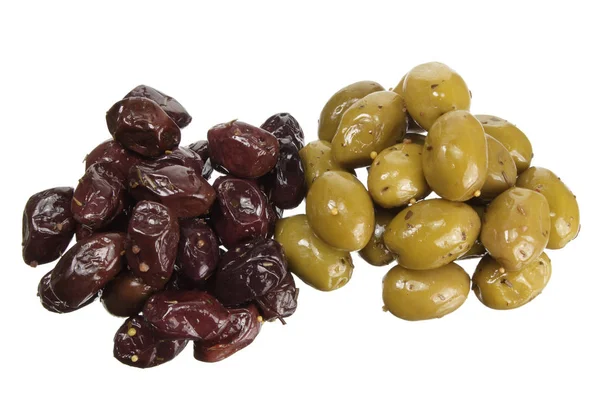 Грин и оливки Каламата — стоковое фото