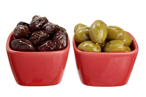 Oliven in Schalen — Stockfoto