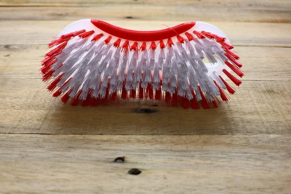 Plastik temizlik fırçası — Stok fotoğraf