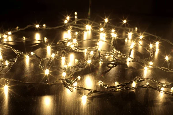 Noel peri ışıkları — Stok fotoğraf