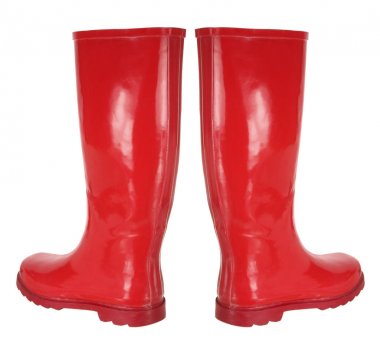 Red Rubber Boots clipart