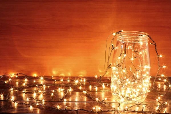 Christmas Fairy Lights — Stock Photo, Image