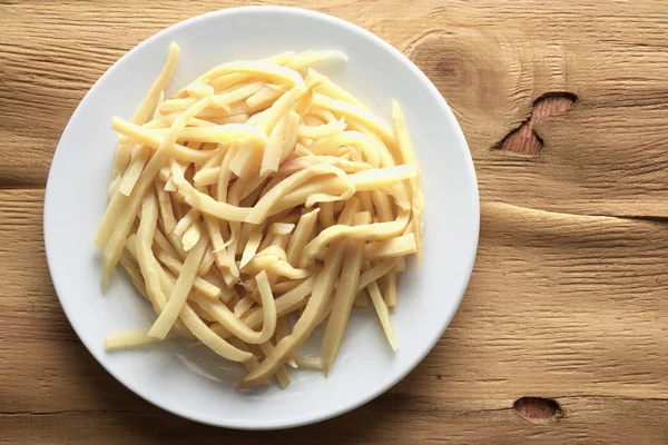 Plate of Bamboo Shoots — Stock Photo, Image