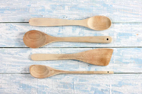 Utensilios de cocina de madera — Foto de Stock