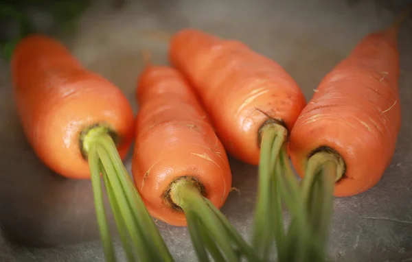 Closeup of Organic carrots — Stock Photo, Image