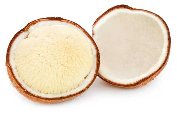 Närbild av färsk kokosnöt — Stockfoto