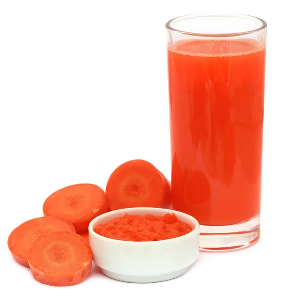 Χυμός από καρότα — Φωτογραφία Αρχείου