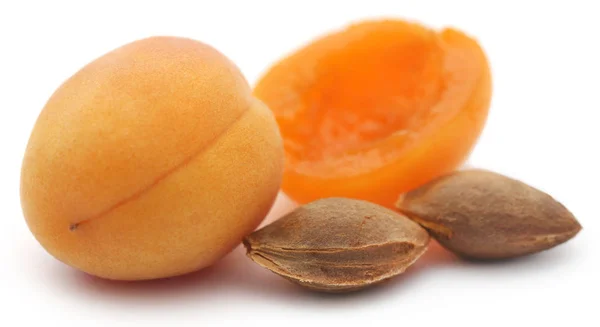 Closeup of fresh apricots — Stock Photo, Image