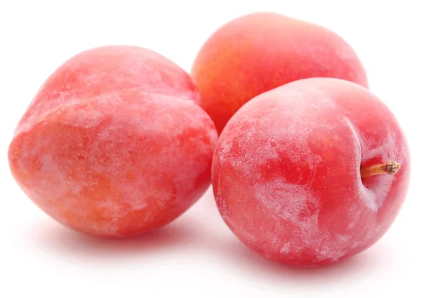 Closeup of fresh plums — Stock Photo, Image