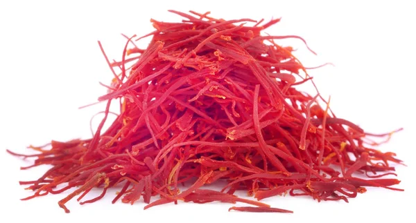 Closeup of Saffron used as food additive — Stock Photo, Image