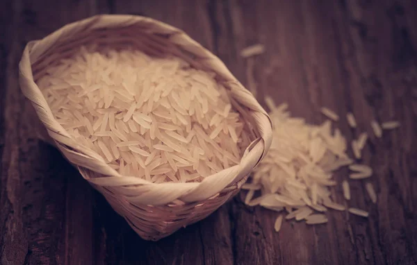 Zbliżenie ryżu basmati — Zdjęcie stockowe