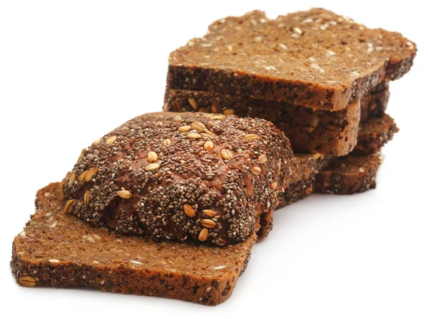 Closeup kepekli ekmek