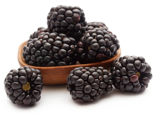 新鲜的黑莓的特写 — 图库照片