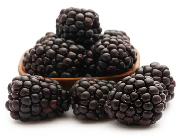 新鲜的黑莓的特写 — 图库照片