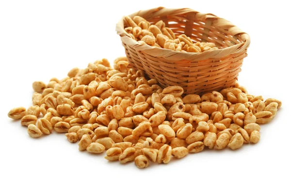 金色の小麦はパフ — ストック写真