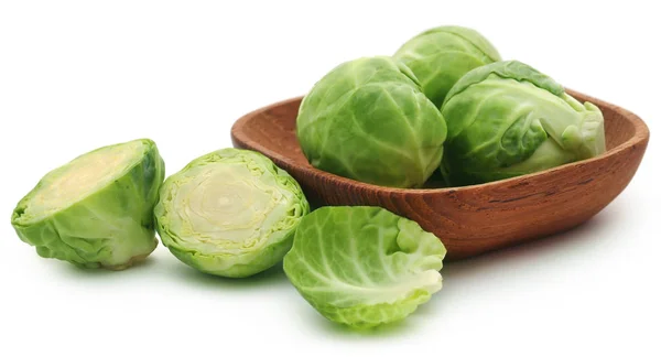 Rosenkohl Oder Rosenkohl Sprießen — Stockfoto