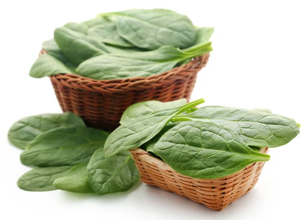 Primo piano di spinaci freschi — Foto Stock
