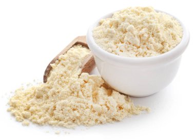 Gram un kase ve ahşap Kepçe