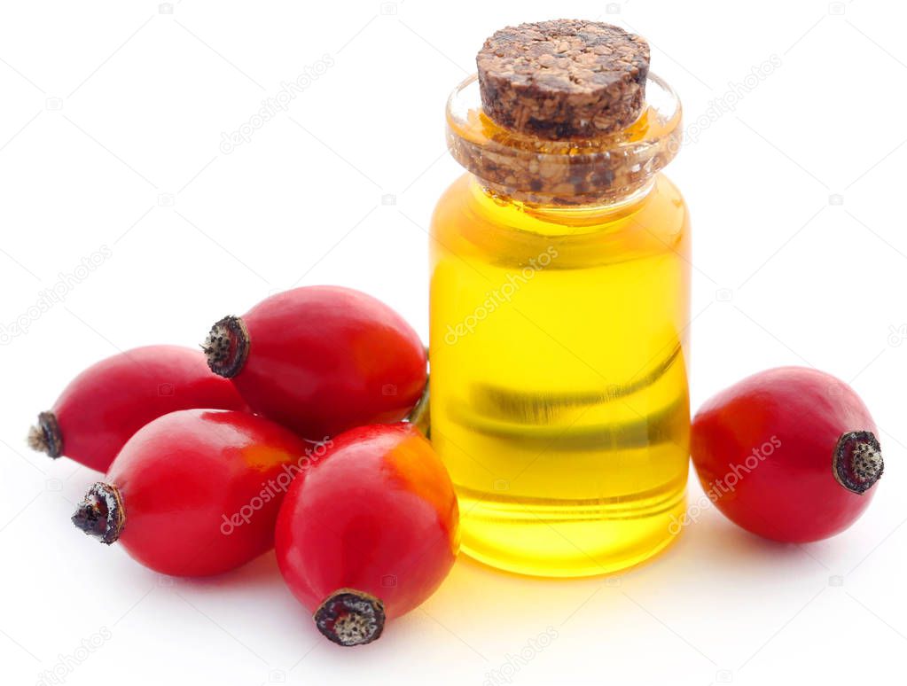 Rose hips with essential oil