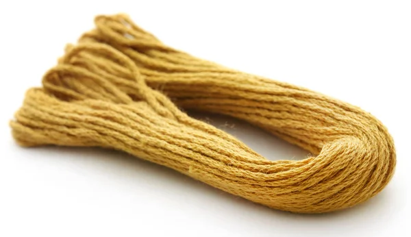 Filo di lana d'oro — Foto Stock