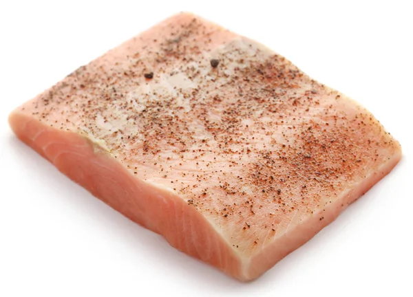 Closeup of Uncooked salmon — Stock Photo, Image