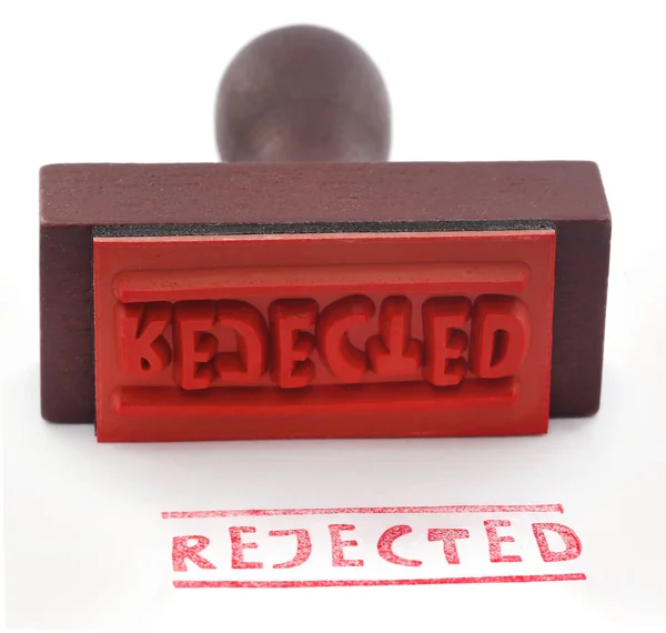 Rejected rubber stamp — Stock Photo, Image