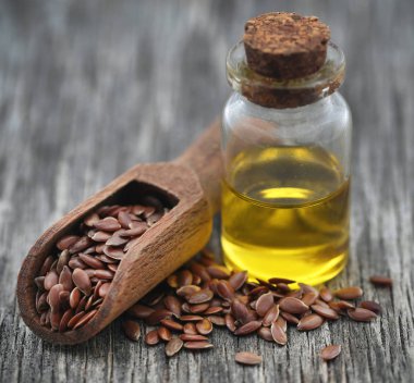 Keten tohumu yağı ile