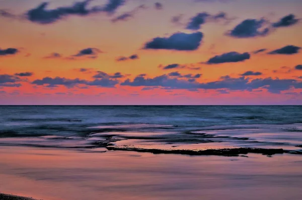 Een Gekke Zonsondergang Israël Uitzicht Het Heilige Land — Stockfoto