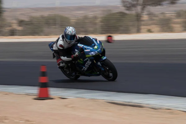 Motorcycle Competition Race Track Training Day — Stock Photo, Image