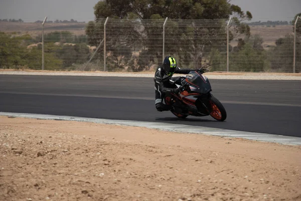 Motorcycle Competition Race Track Training Day — Stock Photo, Image