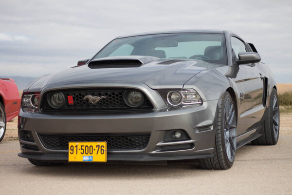 Ford Mustang на ипподроме и на дорогах пустыни
 