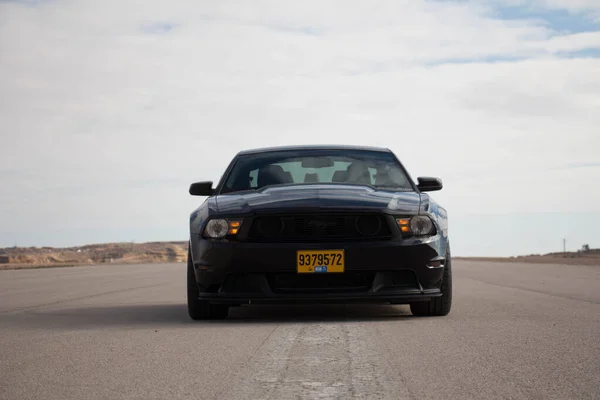 Ford Mustang Pista Carreras Las Carreteras Del Desierto —  Fotos de Stock