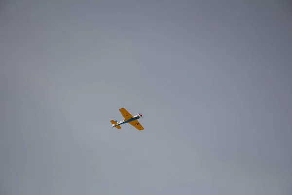 Avions Avec Hélices Volent Dans Ciel Pays Israël — Photo