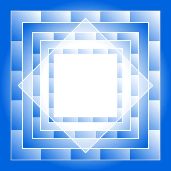 Abstraktní geometrické náměstí bezešvé pattern design — Stockový vektor