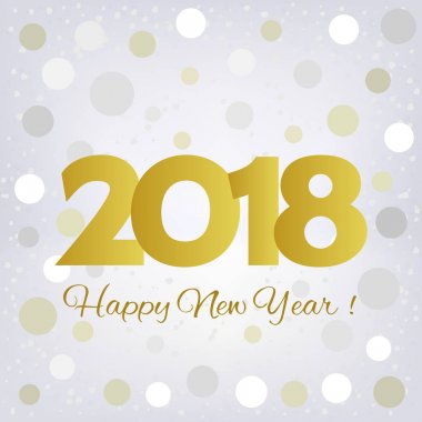 2018 mutlu yeni yıl arka plan