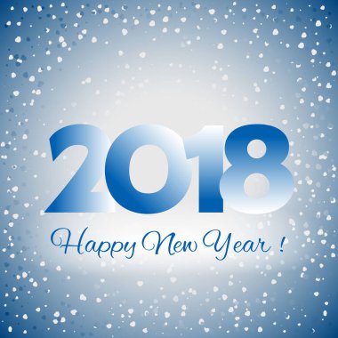 2018 mutlu yeni yıl arka plan