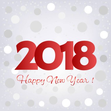 2018 mutlu yeni yıl arka plan