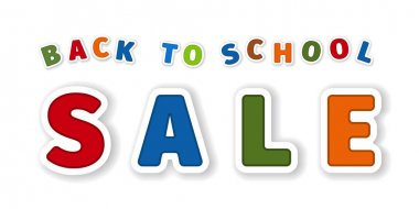 Cartoo izole kompozisyon yazıt geri için okul satış