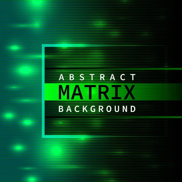 Abstrakt gröna matrix bakgrund — Stock vektor