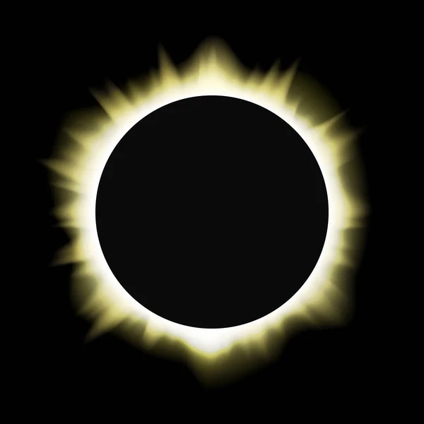 Sun / solar eclipse — Stock Vector