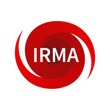 Kasırga Irma grafik sembolü