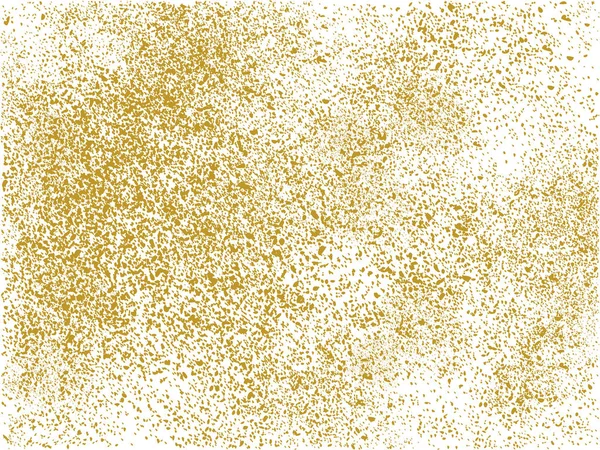 黄金のほこり抽象的なグランジ背景、テクスチャ — ストックベクタ