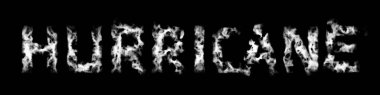 Beyaz bulut harfler kasırga yazıt
