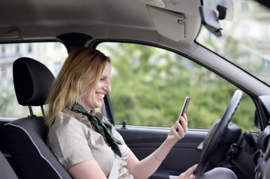 iş kadını okuma iletisi