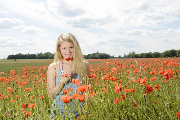 Vrouw in Descriptie... — Stockfoto