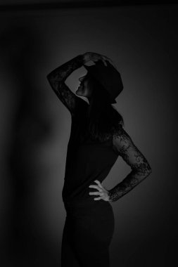 şehvetli genç kadın