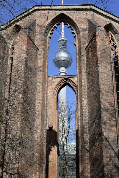 Televizyon Kulesi berlin — Stok fotoğraf